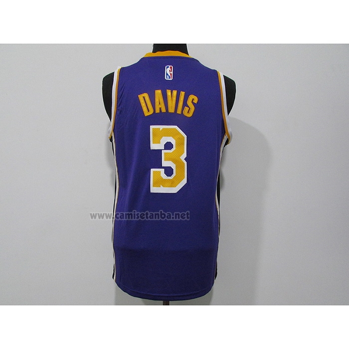 Camiseta Los Angeles Lakers Anthony Davis #3 Statement 2021-22 Violeta